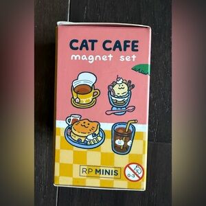 Cat Cafe Magnet Set- New